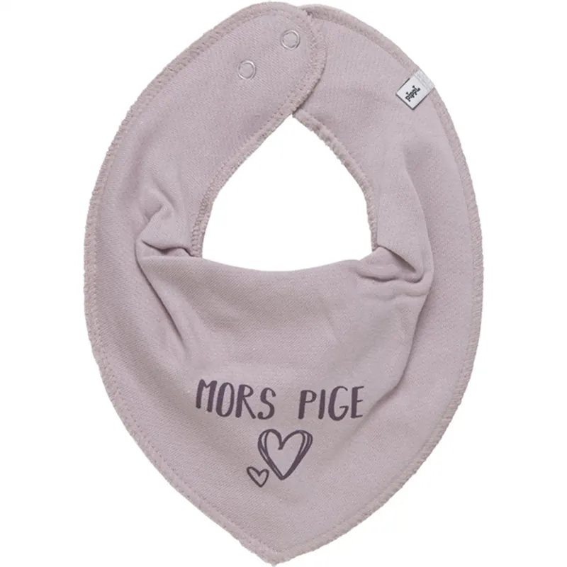 Pippi Bandana Haklapp m. Text Violet Ice Sänkt pris